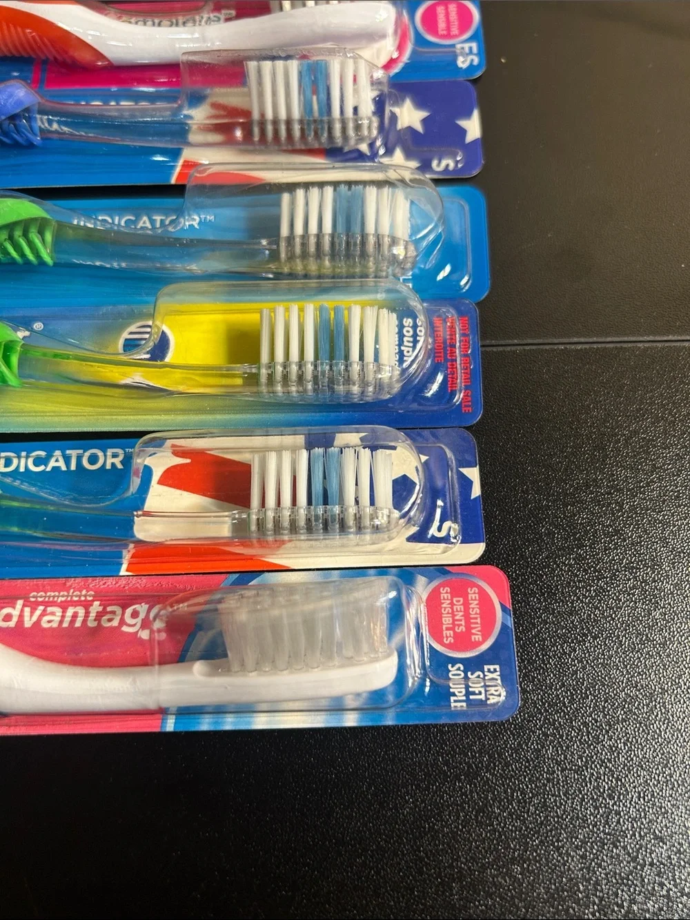 Oral-B Assorted Color Toothbrushes - Pack of 6. Sealed New.